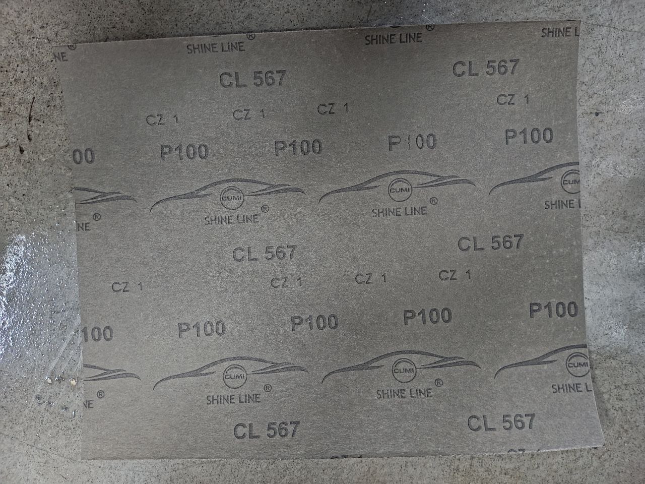 Наждачная бумага CL567 P100