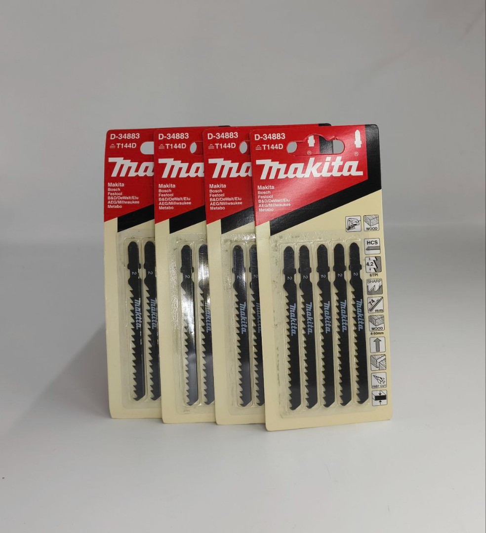 Пилка  для лобзика по дереву  "Makita D-34883"  уп. 5 шт