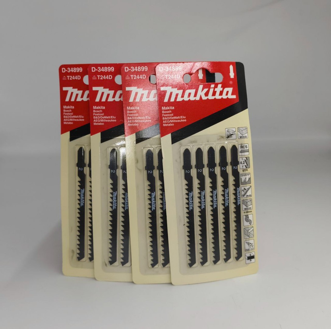 Пилка  для лобзика по дереву  "Makita D-34899" уп. 5 шт