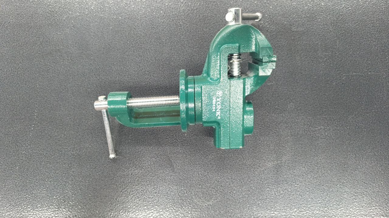 Тиски поворотные с креплением для стола 50мм YONK