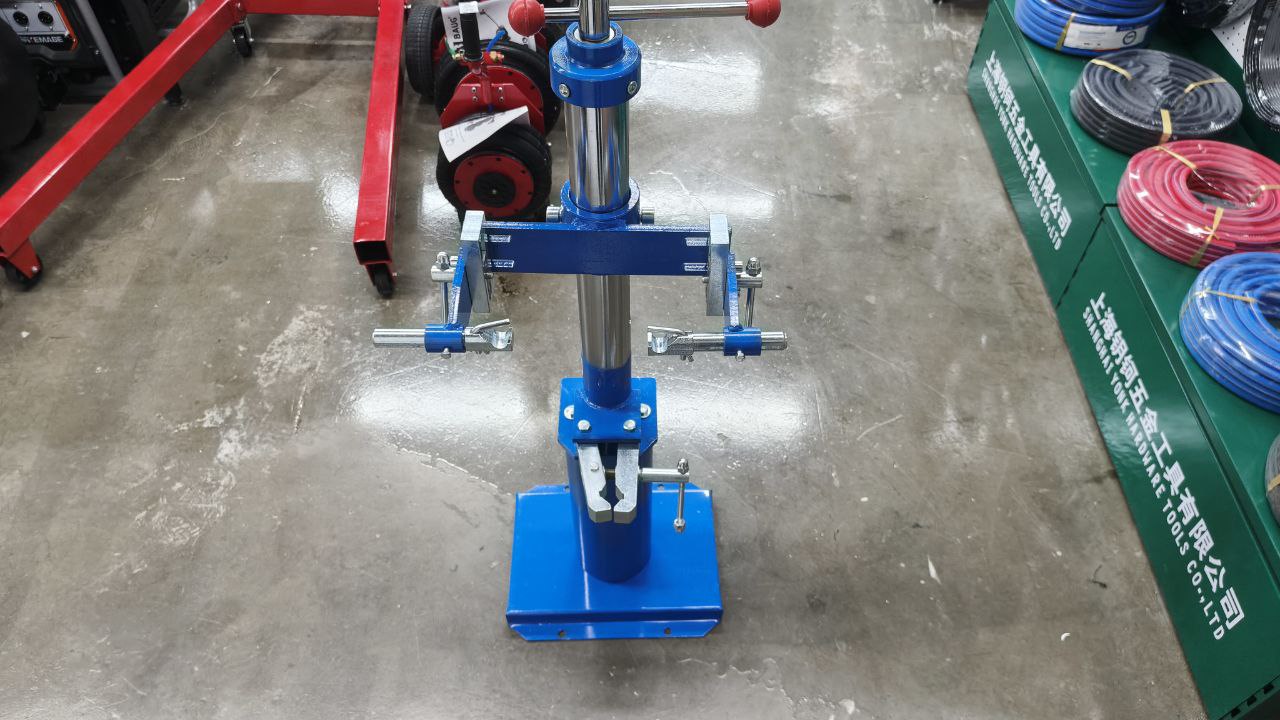 Стяжка для пружин механическая, стационарная