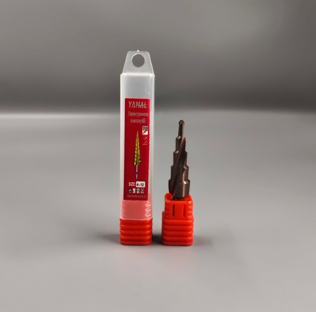 Сверло ступенчатое 4-12мм