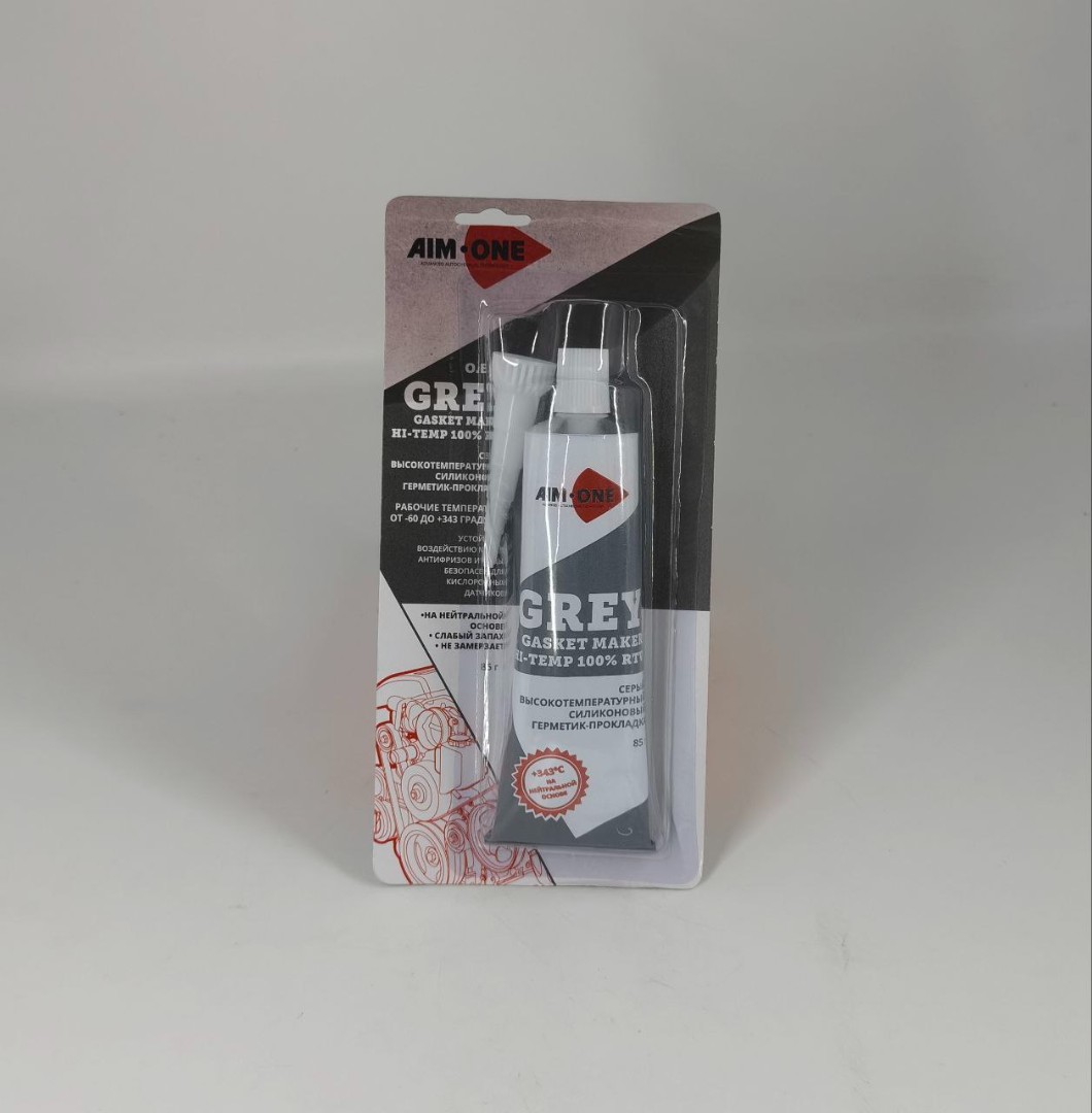 Герметик для прокладок 85г. Серый AIM-ONE