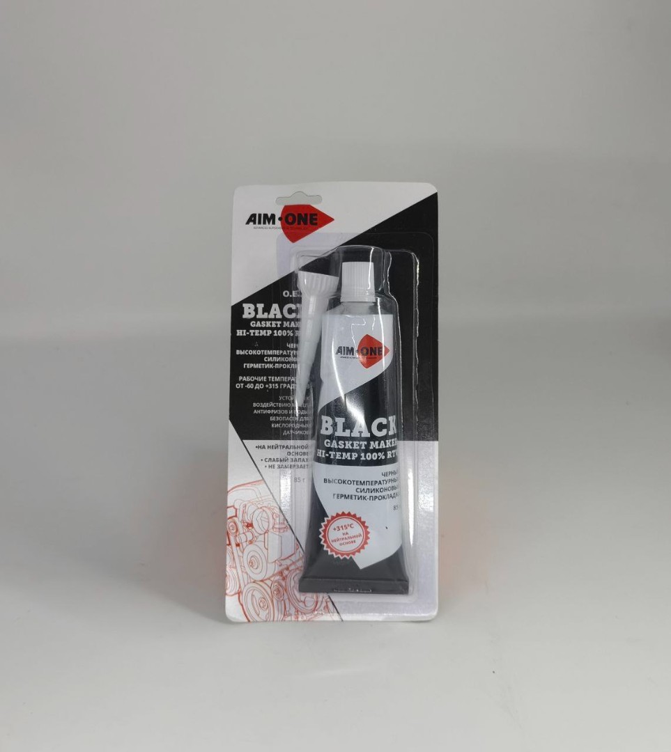 Герметик для прокладок 85г. ЧЕРНЫЙ AIM-ONE