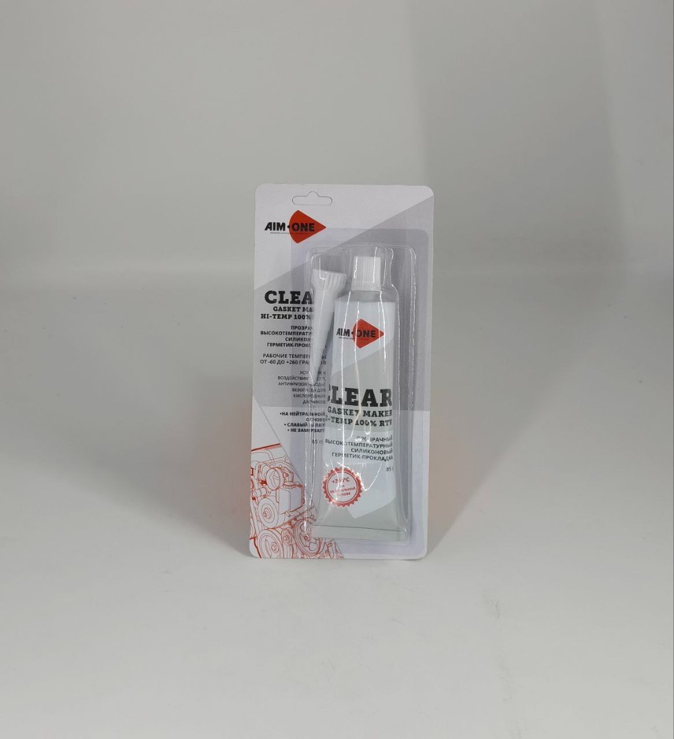 Герметик для прокладок 85гр. Прозрачный AIM-ONE