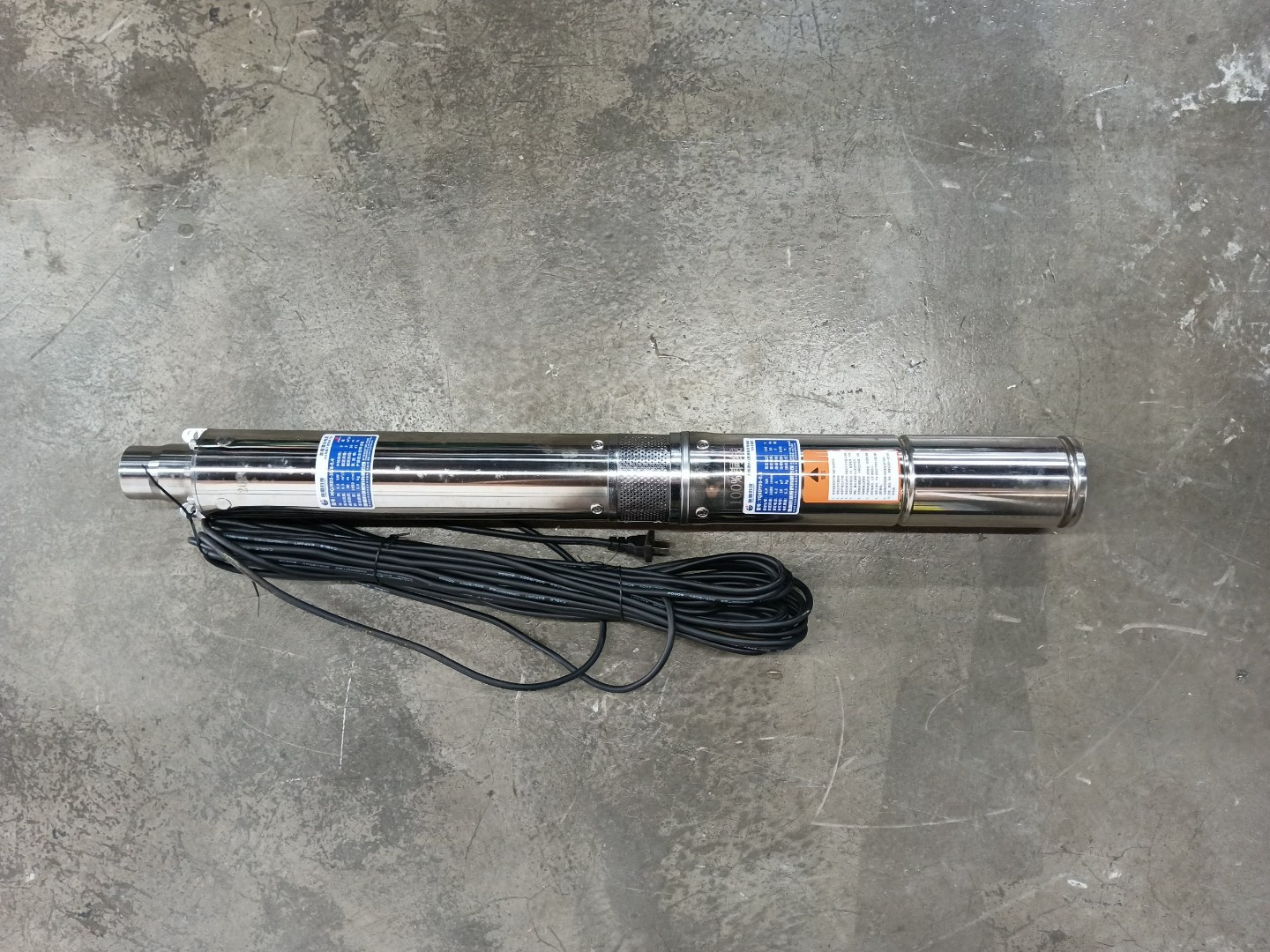 Насос глубинный центробежный YQSDY90-0.4 0,4кВт, 6,5 м³/ч, 40 Hmax, Ø25мм