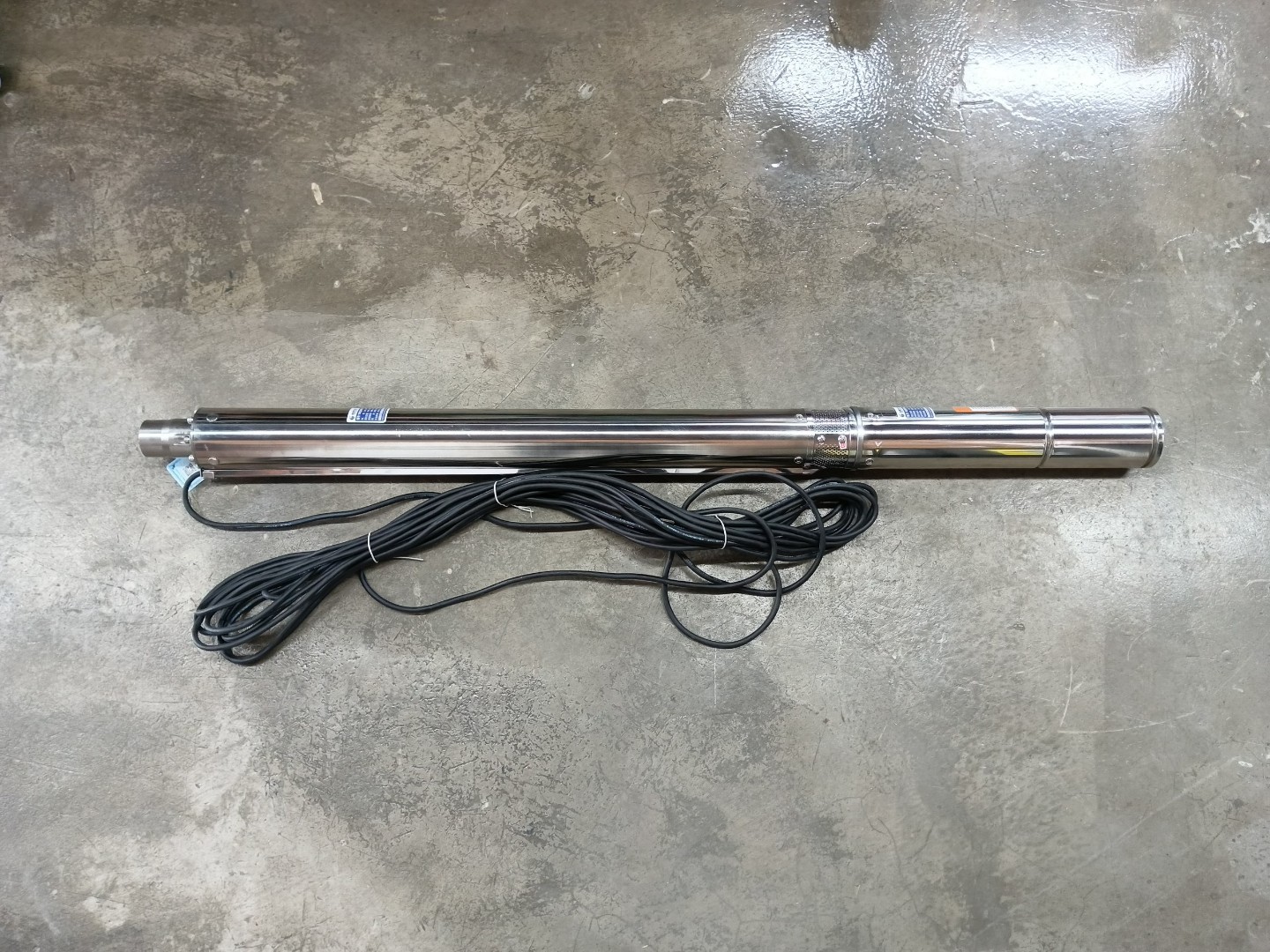 Насос глубинный центробежный YQSDY90-1.5 1,5кВт, 6,5м³/ч, Ø25мм, высота подъема 100м. Hmax