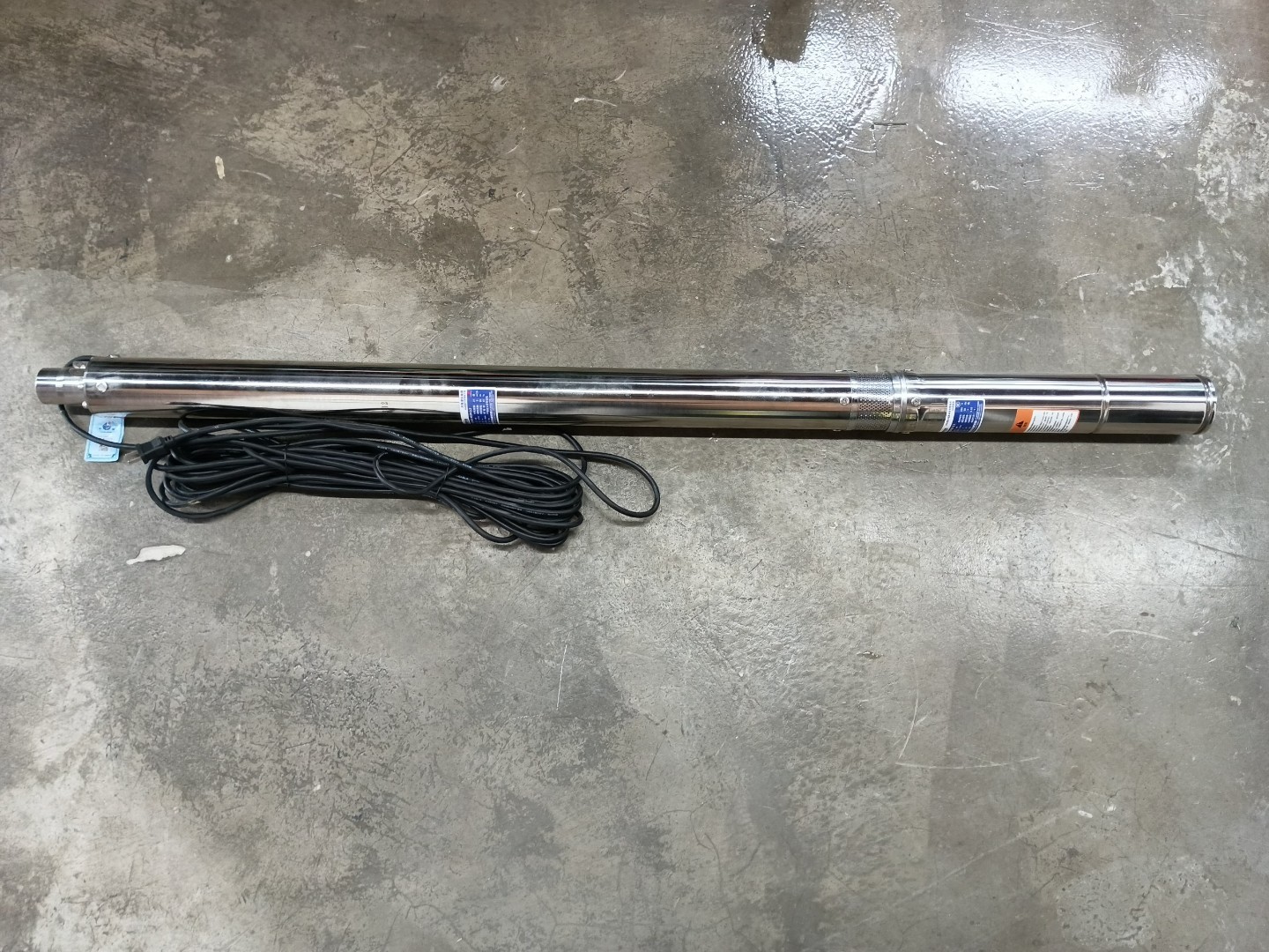 Насос глубинный центробежный YQSDY90-2.2 2,2кВт, 6,5м³/ч, Ø25мм, высота подъема 120м. Hmax