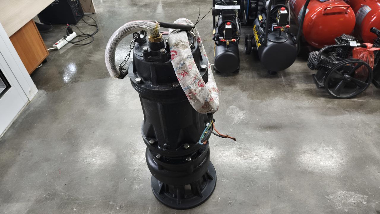 Насос погружной дренажный WQ100-10-7.5 7,5 кВт, 380V,  100м³/ч, Ø150мм, напор 10м. Hmax