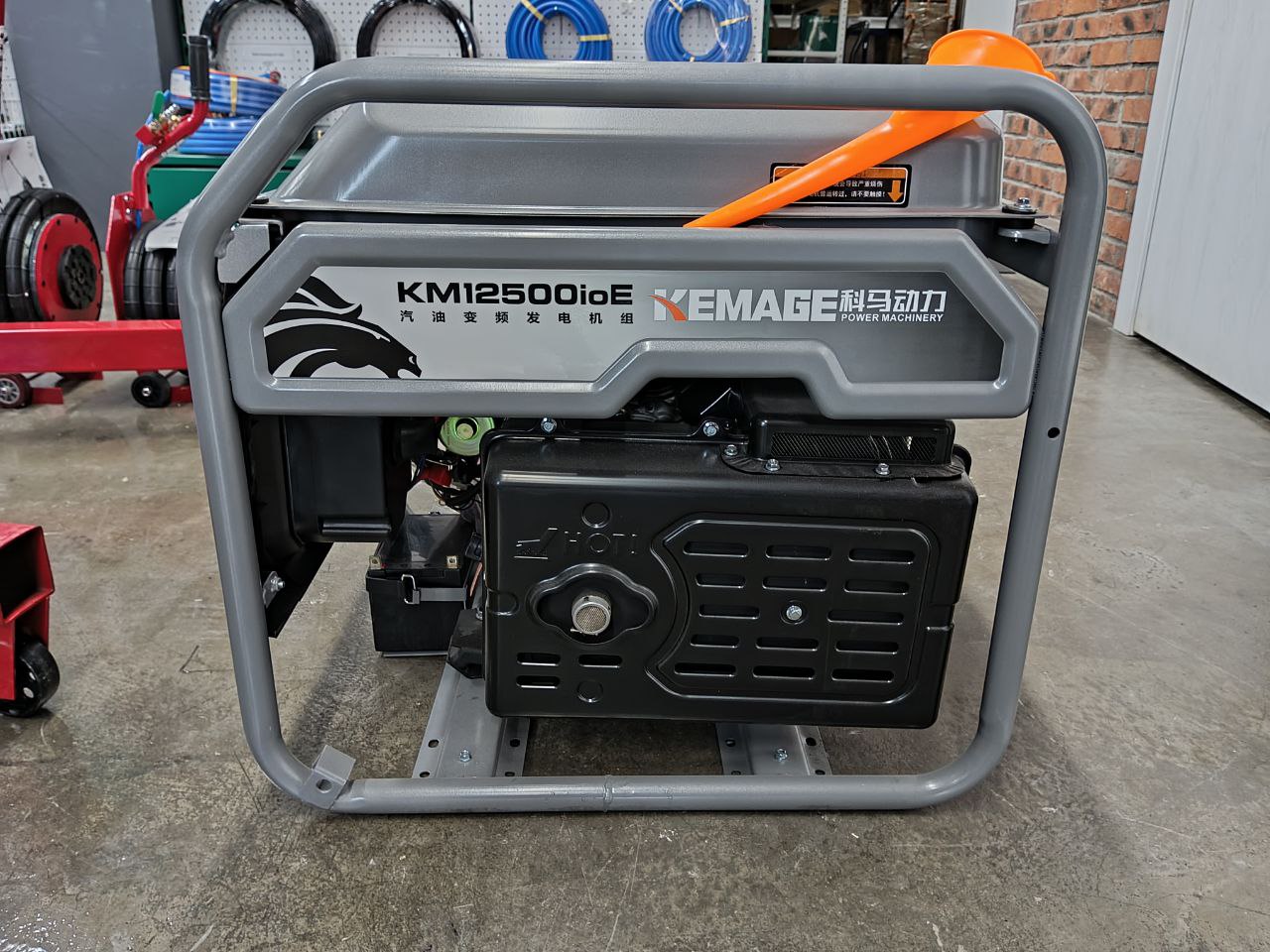 Генератор бенз. инверторный "KEMAGE" KM12500ioe 7,7кВт 380В автозапуск