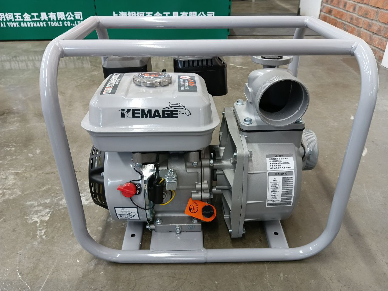 Мотопомпа бенз."Kemage" 170F, 4кВт, 3"/80мм, 30м3/ч