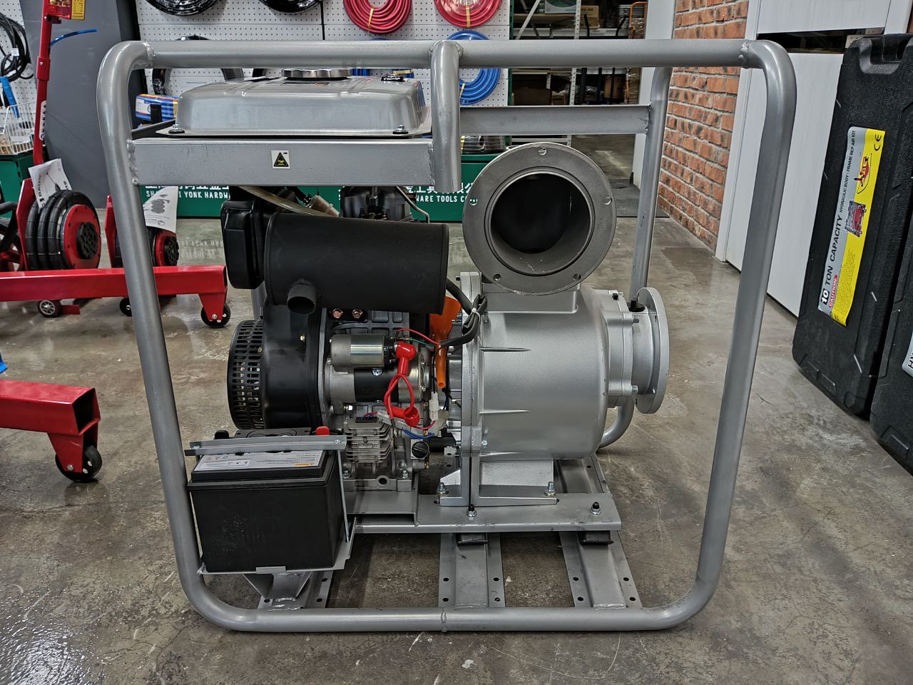 Мотопомпа диз. 192F, 8кВт, 6"/150мм, 135м3/ч