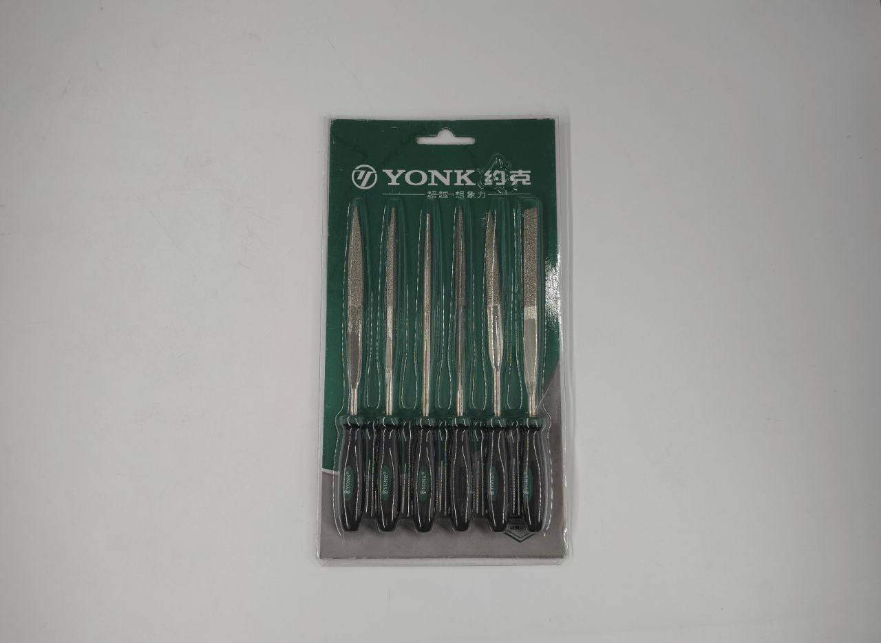 Набор надфелей 6 шт. 3*150мм YONK