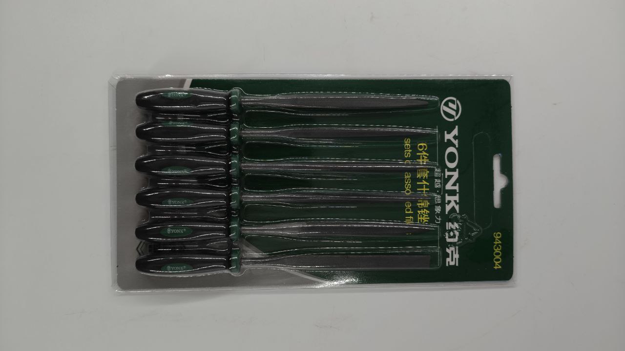 Набор надфелей 6 шт. 4*160мм YONK