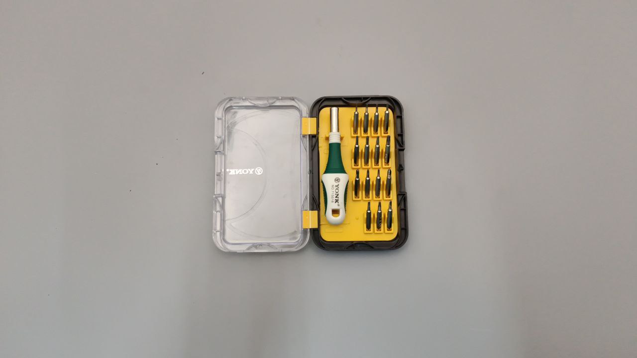 Набор отвертка с битами мини 16шт YONK