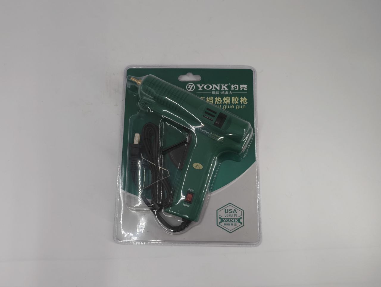 Термоклеевой пистолет + клей 60/100Вт YONK